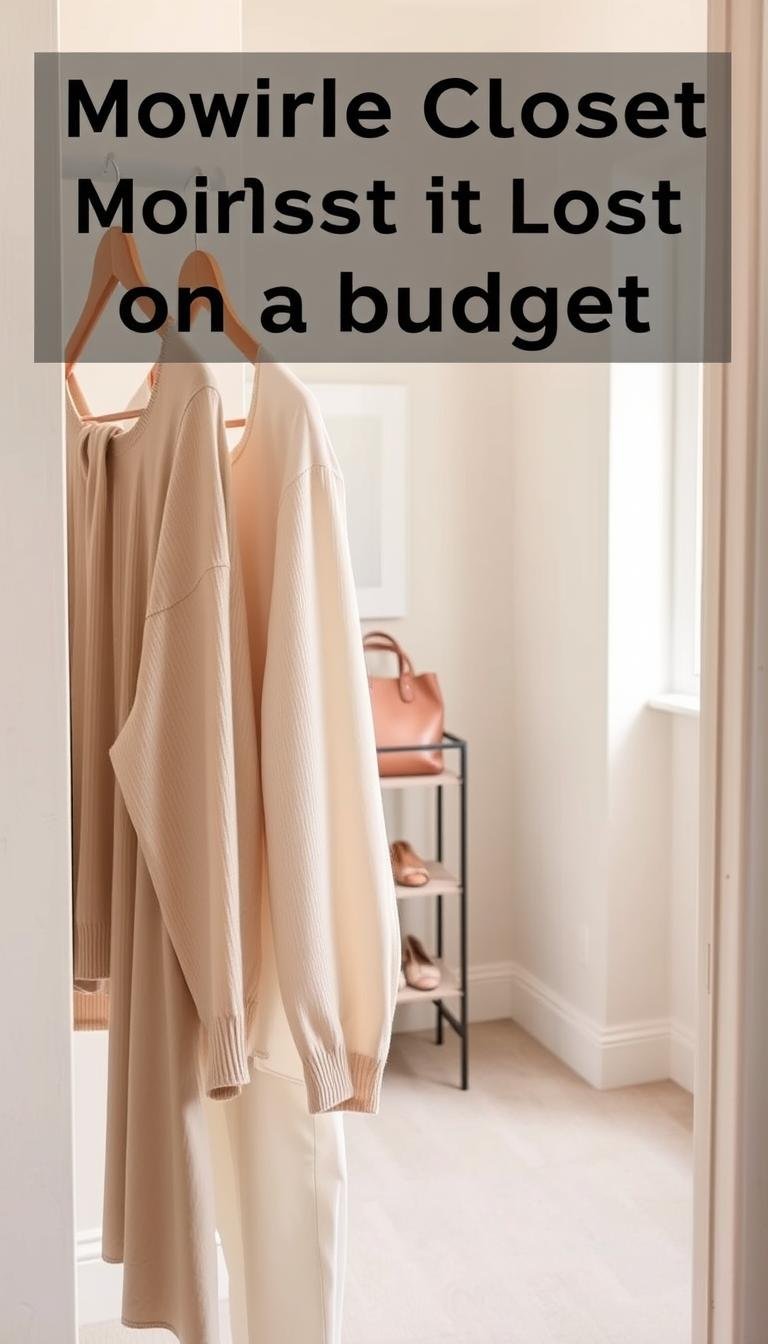 Minimalist Closet on a Budget